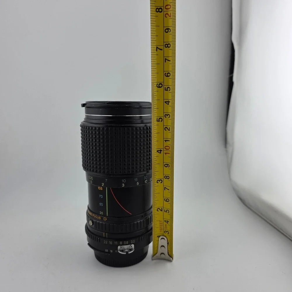 RMC Tokina 35-105mm f/3.5-4.3 Nikon AI Zoom Lens Hoya 55mm HMC Filter As Is READ